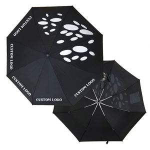 Parapluie pliant 3 sections personnalisé, coupe-vent, publicitaire, nouveau style, vente en gros à prix abordable - Product Image 1