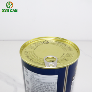 Food-Safe Aluminum Foil Tinplate Round Metal Can Probiotic Formula Camel Milk Powder &amp; <strong>Cake</strong> <strong>Storage</strong> Welded Empty <strong>Tin</strong> Can Grade - Product Image 3