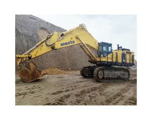 Mesin ekskavator Hydraulic Ulis PC1250 bekas, mesin konstruksi berat digunakan Komatsu PC1250 125 ton, peralatan konstruksi