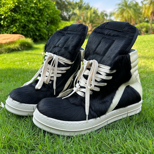 Sneaker High-Top Rick Green Hair di <span class=keywords><strong>Alta</strong></span> Qualità <span class=keywords><strong>con</strong></span> Marchio Personalizzato, Zip Laterale e <span class=keywords><strong>Suola</strong></span> Chunky - Product Image 6