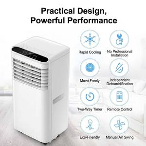Aire Acondicionado Portátil de Entrega Rápida, 750W, Solo Frío, Modo de Descanso, Ultra Silencioso, Uso Doméstico para Apartamentos, Francia - Product Image 3