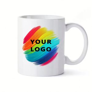 แก้วกาแฟเซรามิคพิมพ์โลโก้ตามสั่ง ของขวัญแจก ของพรีเมี่ยม ของที่ระลึก ปรับแต่งได้ - Product Image 1