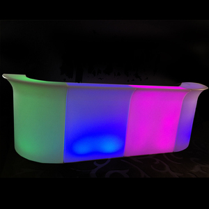 2016 nóng bán led light up glowing counter bảng, màu sắc thay đổi illusion lounge bar - Product Image 5