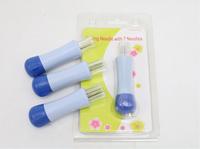 Stylo à feutre à 7 têtes pour tricot, avec feutre de laine remplaçable, outil de couture manuel DIY, stylo tampon rapide pour feutre