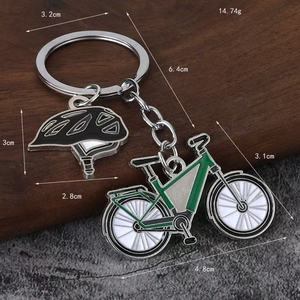 <span class=keywords><strong>Porte</strong></span>-clés vélo mousqueton en alliage, style vintage dessin animé, léger, breloque de sac, accessoire de mode, vente en gros - Product Image 2