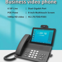 Téléphone IP d'entreprise Yea-link SIP pour caméra, média intelligent, Android, HD, VoIP