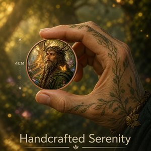 Moneda Conmemorativa Druida <span class=keywords><strong>Alma</strong></span> <span class=keywords><strong>de</strong></span> la Naturaleza - Moneda Coleccionable <span class=keywords><strong>de</strong></span> Cobre <span class=keywords><strong>de</strong></span> 40 mm - Moneda con Arte <span class=keywords><strong>de</strong></span> Espíritu del Bosque para Regalo y Decoración - Product Image 3