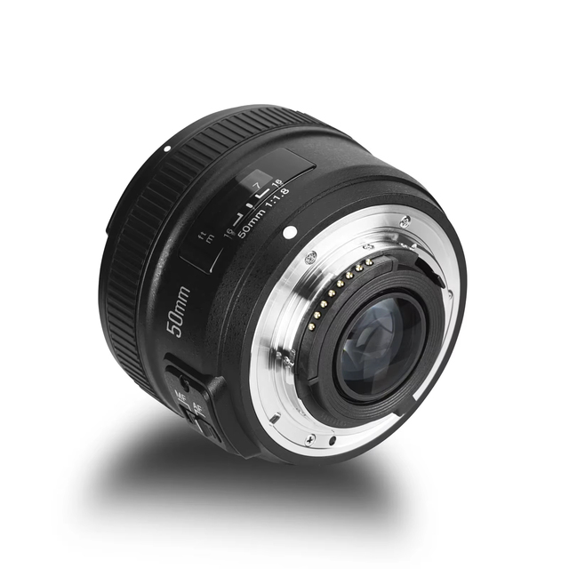 ONGNUO YN50mm F1.8 Lens Accessories for Nikon DSLR Fixed Focus Large Aperture Multi-Coated FX DX Frame Cameras Caliber Quality