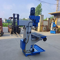 Machine de perçage et de fraisage de précision ZX7550C, table de 400x200 mm, déplacement de l'axe Z de 320 mm, puissance du moteur de 1,5 kW