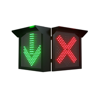 Feu de signalisation bidirectionnel de 600 mm pour contrôle de voie, signal de contrôle pour utilisation sur autoroute