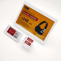 Grosir Label harga Digital sistem ESL 3.7 inci Wifi empat warna Label rak elektronik e-ink untuk toko dan supermarket