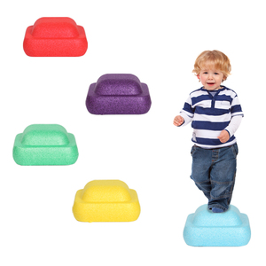 Pietre Arcobaleno <span class=keywords><strong>in</strong></span> Schiuma EPP Ecologica per Bambini, Allenamento Sensoriale e Sviluppo delle Abilità di Equilibrio - Product Image 2
