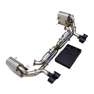 Tubos de Escape Catback de Fábrica para PORSCHE 911 997.1/997.2 Carrera 2004-2012, Tubo de Escape en X de Acero Inoxidable Boska con Catalizador - Product Image 3