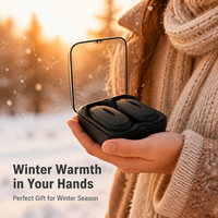 Chauffe-mains rechargeable portable USB, chauffe-poche électrique, batterie 14000mAh, chauffage rapide pour l'hiver, le camping en plein air, l'utilisation au garage