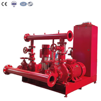 Ensemble de pompes à incendie à double alimentation haute pression 320 GPM 11,5 bars, pompe électrique diesel, pompe jockey, homologué CE