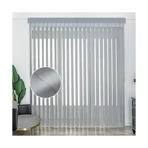 Hot Sales Custom Decorative Blinds Fabric Components Polyester 100% Vertical Blind For Home