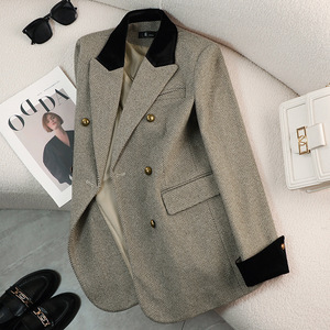 Blazer Doppiopetto da Donna di Tendenza, Giacche Casual alla Moda, Vendita all'Ingrosso di Giacche Femminili - Product Image 2