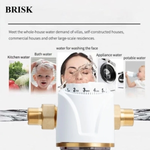 Préfiltres à eau manuels rapides 40/100 microns filtre à eau en maille d'acier inoxydable enlever la rouille des sédiments pour la maison - Product Image 2