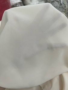 Tissu en Soie <span class=keywords><strong>Organza</strong></span> Satinée 14mm <span class=keywords><strong>100</strong></span>% Soie, Tissage Uni, Biologique et Écologique pour Robes de Mariage Fille - Product Image 1