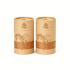 Tube d'emballage cylindrique en papier recyclé imprimé sur mesure, vide, pour sel, <span class=keywords><strong>épices</strong></span> et assaisonnements, avec couvercle agitateur - Product Image 3