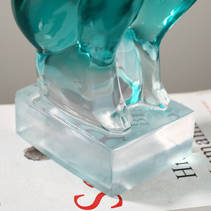 Sculpture Moderne en Résine Faite à la Main, Art Abstrait, Décoration de Table, Design Contemporain, Décoration de Studio - Product Image 4