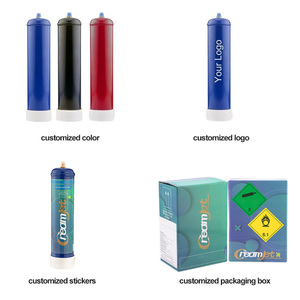 ถังแก๊สวิปครีม Creamjet France ส่งเร็ว ถังแก๊ส CO2/N2 อุปกรณ์ทำขนม ถังแก๊สเหล็กกล้าคาร์บอน - Product Image 6
