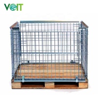 Voit Euro 1200x800 entrepôt industriel stockage fil cage métallique pliable palette