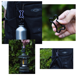 Mousqueton porte-clés en alliage d'<span class=keywords><strong>aluminium</strong></span> durable YYX, forme os de chien, 50*29mm, pour promotion - Product Image 6