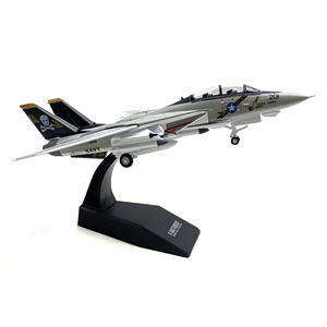 Modelo <span class=keywords><strong>de</strong></span> Avión <span class=keywords><strong>de</strong></span> Combate F-14 Tomcat <span class=keywords><strong>de</strong></span> la Marina <span class=keywords><strong>de</strong></span> la Armada Estadounidense a Escala 1/100, <span class=keywords><strong>de</strong></span> Metal Fundido a Presión, para Colección - Product Image 4