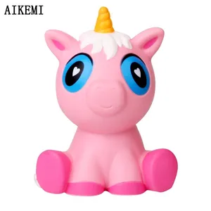 Yüksek kaliteli toptan unicorn hayvan oyuncaklar promosyon squishy