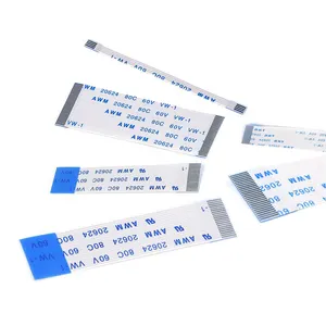 Customized AWM 20706 20798 80C 60V 45 16 8 Pin 0.5 1.0 0.4mm Pitch FFC FPC Flat Flexible Ribbon Cable For LCD TV Camera Machine