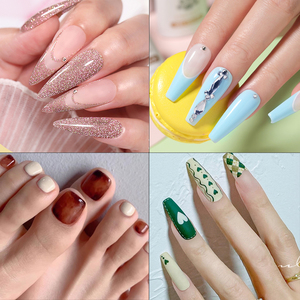 Nhà cung cấp sỉ ZRKGEL, móng tay giả dán sẵn, logo tùy chỉnh, chất lượng cao, bền lâu, trong suốt, 504 chiếc, dành cho salon - Product Image 5