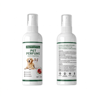 Parfum pour chat de luxe écologique sans alcool (50 ml) – Parfum frais citronné longue durée, éliminateur d'odeurs, désodorisant, flacon en plastique