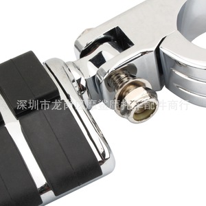 Soporte de Montaje para Reposapiés de Motocicleta Moshark, 32mm 38mm, Cromado, Accesorio para Manillar, Modificación para Harley - Product Image 4