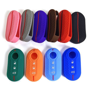 New Energy Vehicles Silicone Car Remote Key Ring Fob Cover Case Shell Holder Protector pour <span class=keywords><strong>500</strong></span> EV 500e 2020 2021 2022 pour <span class=keywords><strong>Fiat</strong></span> - Product Image 6