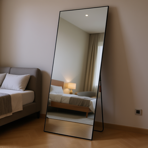 Db Wholesale Full Length Floor <b>Mirror</b> 71 X 31 Tempered Glass <b>Frameless</b> Minimalist Design For Home Use - Product Image 2