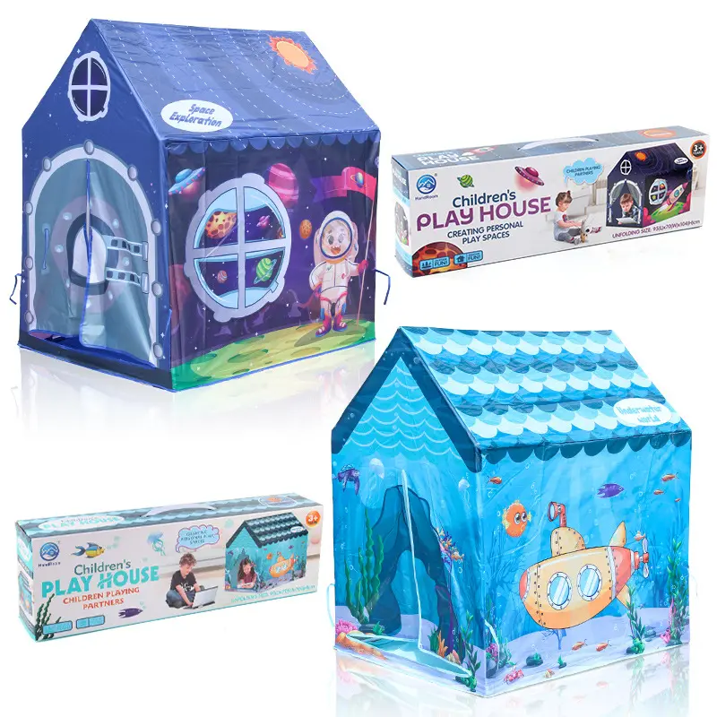 Groothandel Outdoor Strand Baby Draagbare Easy Opvouwbare Raket Kids Pop Up Indoor Play House Tent Tipi Speelgoed Voor Kinderen