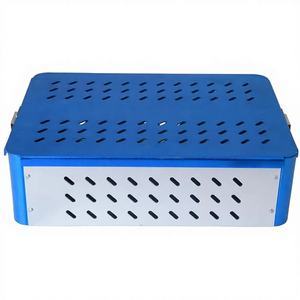 กล่องฆ่าเชื้อสำหรับเครื่องมือแพทย์แบบใช้ซ้ำได้ขนาดใหญ่สำหรับการผ่าตัดผ่านกล้อง  ภาชนะสเตนเลสสตีลฆ่าเชื้อ  ถาดฆ่าเชื้อแบบแมนนวล - Product Image 1