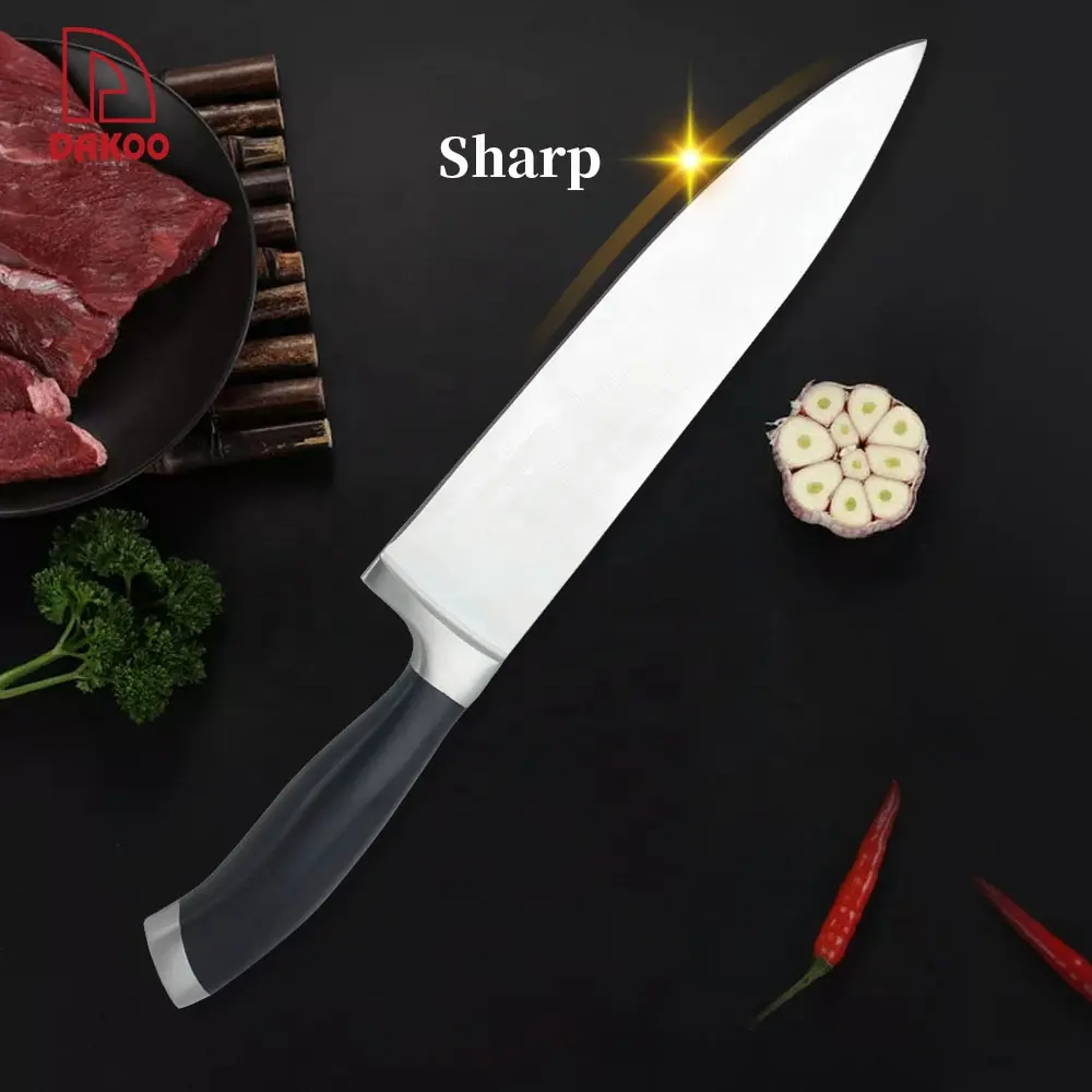 Hot Sale Stainless Steel Forged 8 Inch Kitchen Chef Knife 3cr13 Butcher Knife