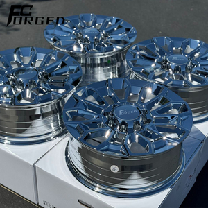 Rines de Aluminio Forjado de 20, 21 y 22 Pulgadas, 5X114.3, Rojos y Negros, para Maserati, Ferrari, Panamera, Cayenne - Product Image 1