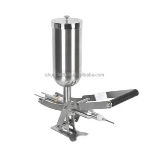 OEM gran oferta comercial español Donuts Churros relleno 304 Acero inoxidable 5L Manual Churros máquina de llenado Con 3 boquillas - Product Image 5