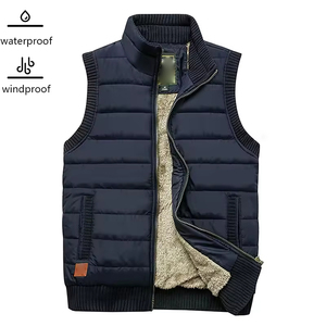 Gilet di tela foderato in <span class=keywords><strong>pile</strong></span> Multi tasche gilet di pesca personalizzato caccia escursionismo piumino per uomo giornalista macchina fotografica uomo - Product Image 4