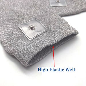 Meias de Fisioterapia de Fibra Prateada com Logotipo Personalizado por Atacado - Product Image 4