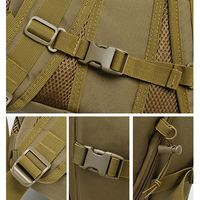 Mochila Impermeable Oxford QXMOVING para Hombre y Mujer, 25L, Estilo Militar, para Viajes, Senderismo, Camping, Resistente
