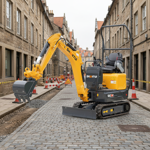 Мини-экскаватор <span class=keywords><strong>SHANTUI</strong></span> SE12, 1.2 тонны, двигатель Kubota D782, ширина 0.83 м, нулевой вынос задней части, сертификат CE, для строительства в ограниченном пространстве - Product Image 6