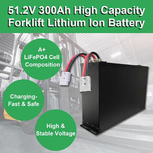 แบตเตอรี่ลิเธียมสำหรับรถยก48V300Ah แบตเตอรี่ LiFePO4 15.36kwh ได้ด้วยการออกแบบอย่างมืออาชีพจากโรงงาน6000รอบ - Product Image 5