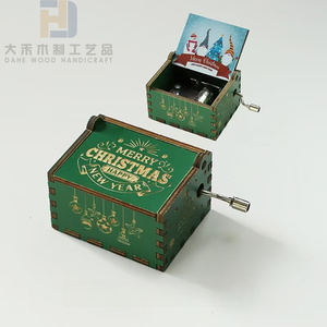 Pezzi di legno incisi personalizzati per scatola musicale Vintage carillon legno per fidanzato fidanzata moglie anniversari regali - Product Image 6