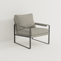 Fauteuil de relaxation confortable pour la réception des invités, le salon, la chambre à coucher