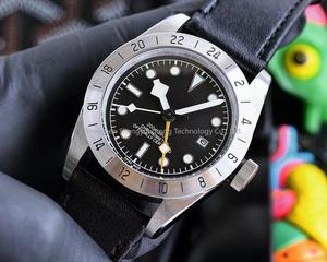 Montre mécanique pour hommes, série de montres à mouvement entièrement automatique, cadran saphir, verre revêtu, montre rétro pour hommes - Product Image 3