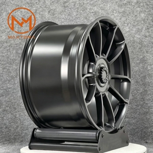 Jantes en alliage Maxtera forgées sur mesure de style Center Lock pour voitures de tourisme Porsche 911 GT2 GT3 <span class=keywords><strong>RS</strong></span> Turbo S GTS 718 Cayman GT4 <span class=keywords><strong>RS</strong></span> - Product Image 2